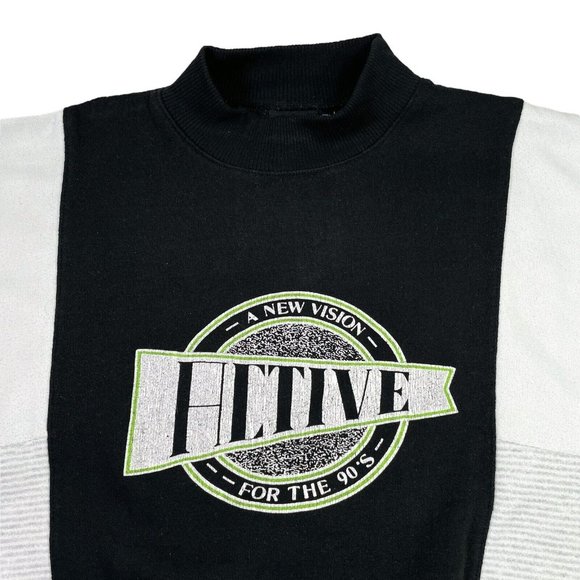 Vintage Nucleus A New Vision For The 90s Crewneck Sweatshirt- Men's Size L - Picture 2 of 9